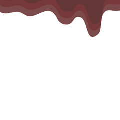 Dark Brown Melting Banner Top Page