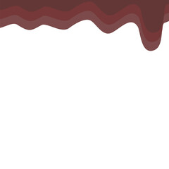 Dark Brown Melting Banner Top Page