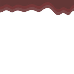 Dark Brown Melting Banner Top Page