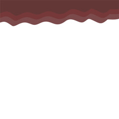 Dark Brown Melting Banner Top Page