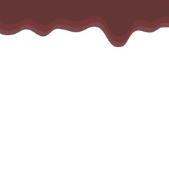 Dark Brown Melting Banner Top Page