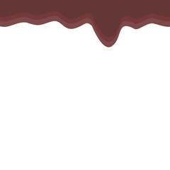 Dark Brown Melting Banner Top Page