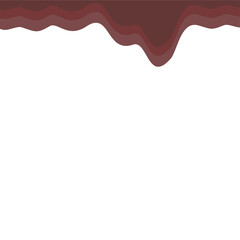 Dark Brown Melting Banner Top Page