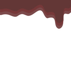 Dark Brown Melting Banner Top Page