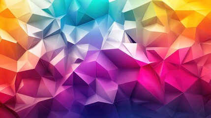 Fototapeta premium Colorful geometric low-poly background texture