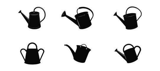 watering can icon silhouette vector illustration.