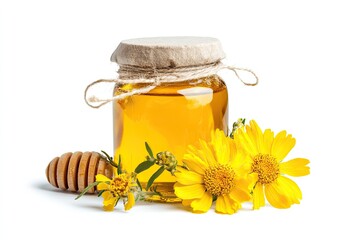 Honey isolated on white background