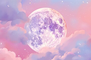 Obraz premium Moon astronomy outdoors nature.