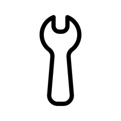 Wrench Icon Vector Symbol Design Illustration