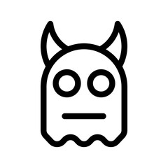 Ghost Icon Vector Symbol Design Illustration
