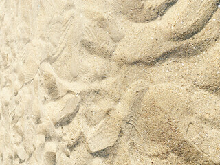 Sand on the beach texture for summer background.