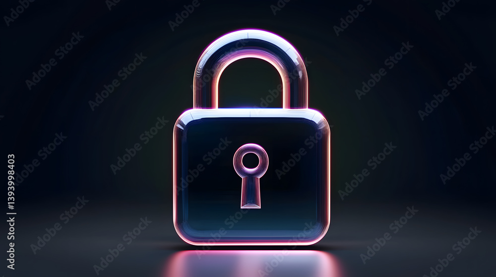 Poster digital security concept cyber space stock photo modern environment close-up view cybersecurity awar