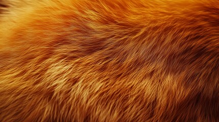 Luxurious Fur Texture: Detailed close-up shot of a warm, rich textured fur showcasing its soft, tactile essence. The varying shades and textures in this image will add warmth to any project.