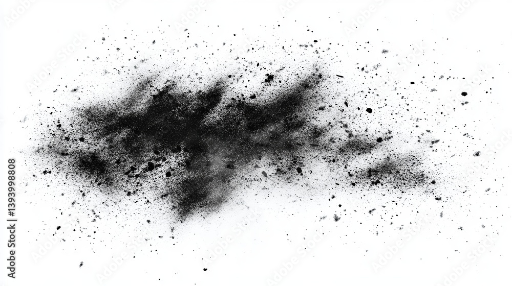 Poster black powder explosion abstract texture background high resolution photographic digital art design e