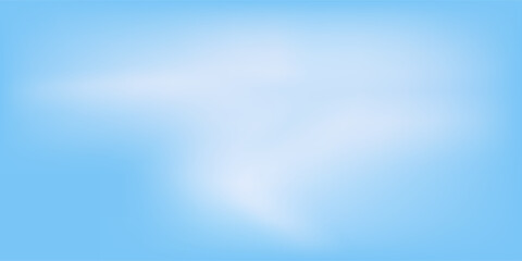 Aesthetic clear blue sky set. Summer season blue pastel colored vertical vector banner. Blurred sky gradient background. Simple soft light backdrop