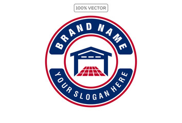 garage building logo design vector  template