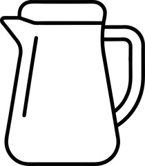 Jug outline icon
