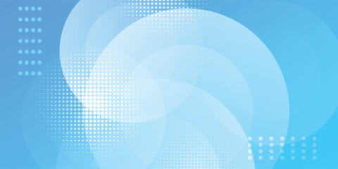 Abstract background, colorful. Blue gradations, circle effect style art. Modern background, memphis. Eps 10