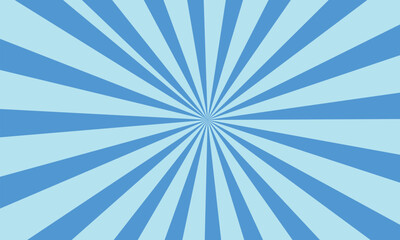 blue sun rays background abstract