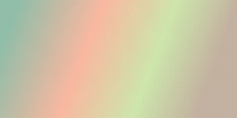 Abstract gold topographic lines on a green background. Golden line waves topographical design. Geographic mountain contours Vector Illustration.