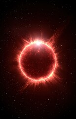 Obraz premium sun and planet