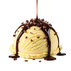 Vanilla Ice Cream Chocolate Sauce