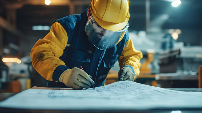 packaging a product in a secure manufacturing facility, with the product placed inside a specially marked box for confidential delivery 