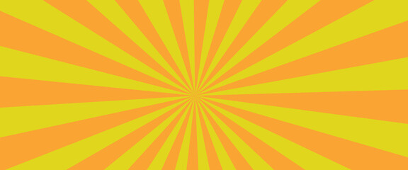 Vintage yellow sun retro background. Summer bright colors perfect for banner, wallpaper, poster and backdrop.