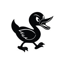 Obraz premium illustration of a cartoon duck