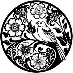 Premium mandala pattern. Golden circle ornament. A design element for a creative idea