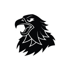 eagle head vector illustration