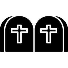 Obraz premium Grave Icon