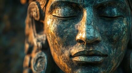 Close-up detail of Juan Santamaria statue at Costa Rica&rsquo;s national monument, representing patriotism, historical heritage, architectural respect and national pride in travel context
