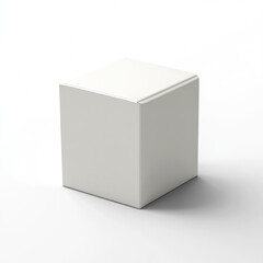 Fototapeta premium white cardboard box