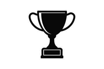 Silhouette design of a trophy.eps