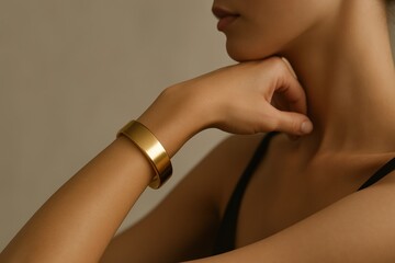 Elegant gold bracelet fashion