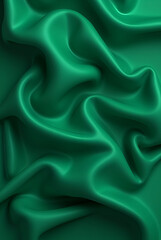 Obraz premium green satin background