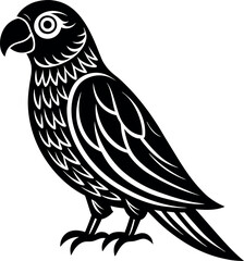 parrot bird illustration vector art