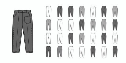 pants mockup, cloths mockup, silhouette mockups, mockups, digital, vector mockups, clothes, clothing, fashion, shirt, vector, pants, jacket, jeans, dress, illustration, suit, wear, set, design, style,