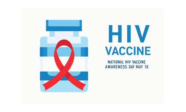 Vector for HIV vaccine day. - Powered by Adobe