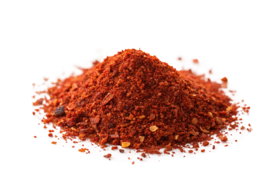 crushed red chili powder isolated PNG