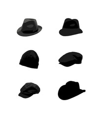 cap, hat, baseball, vector, illustration, clothing, helmet, design, icon, sport, fashion, template, set, symbol, headwear, head, style, uniform, accessory, color, blank, cloth, object, casual, sports,