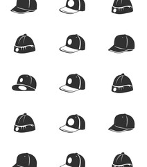 cap, hat, baseball, vector, illustration, clothing, helmet, design, icon, sport, fashion, template, set, symbol, headwear, head, style, uniform, accessory, color, blank, cloth, object, casual, sports,