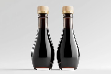 Soy sauce isolated on white background