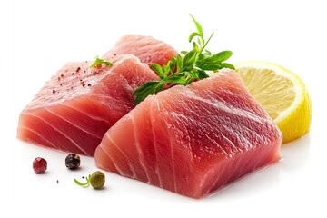  Tuna isolated on white background