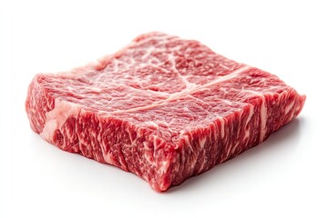 Wagyu isolated on white background