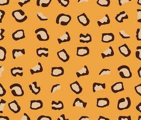 design vector art seamless pattern with tiger skin style