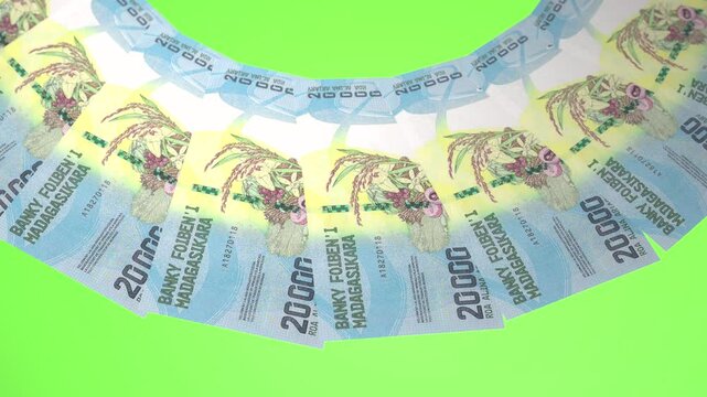 Invigorating Looping Design 20000 Ariary Curency of Madagascar