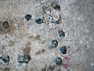 The Cement surface in construction area image Background concept.