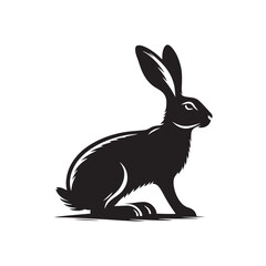Hare Vector - Minimalist Hare Design - Hare Vector - Illustration of Hare.